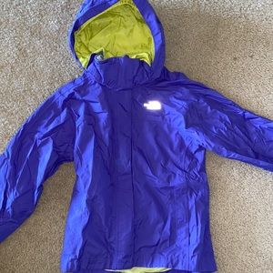 Girls north face windbreaker jacket